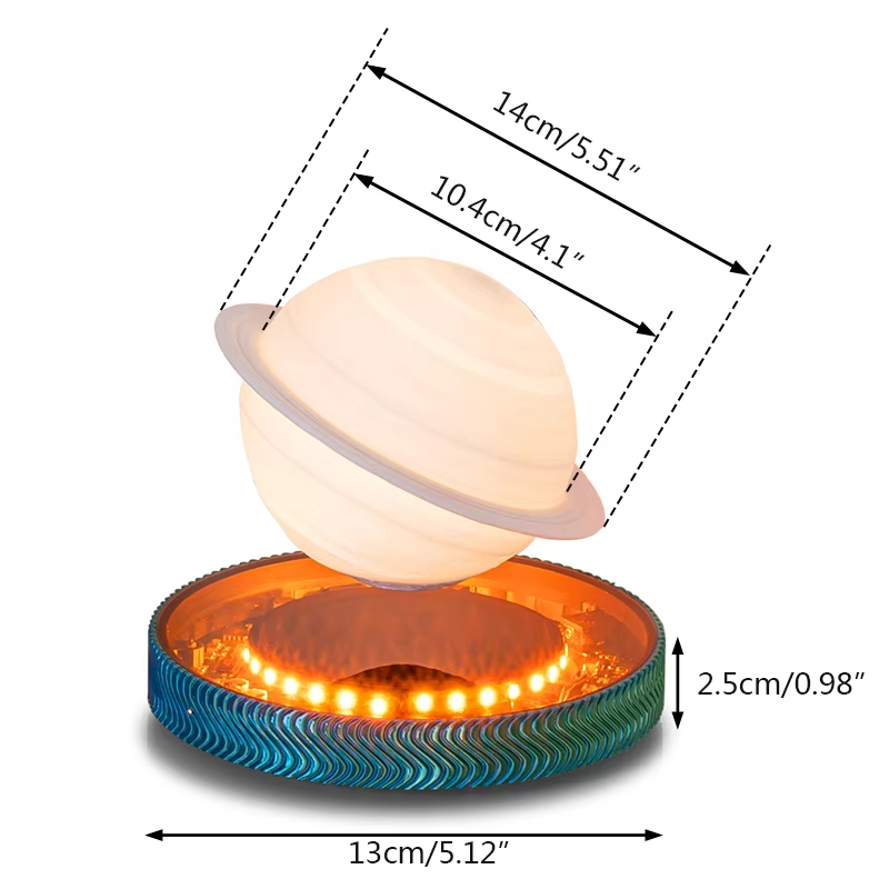 HHS007 Magnetic Levitating 3D Moon Lamp