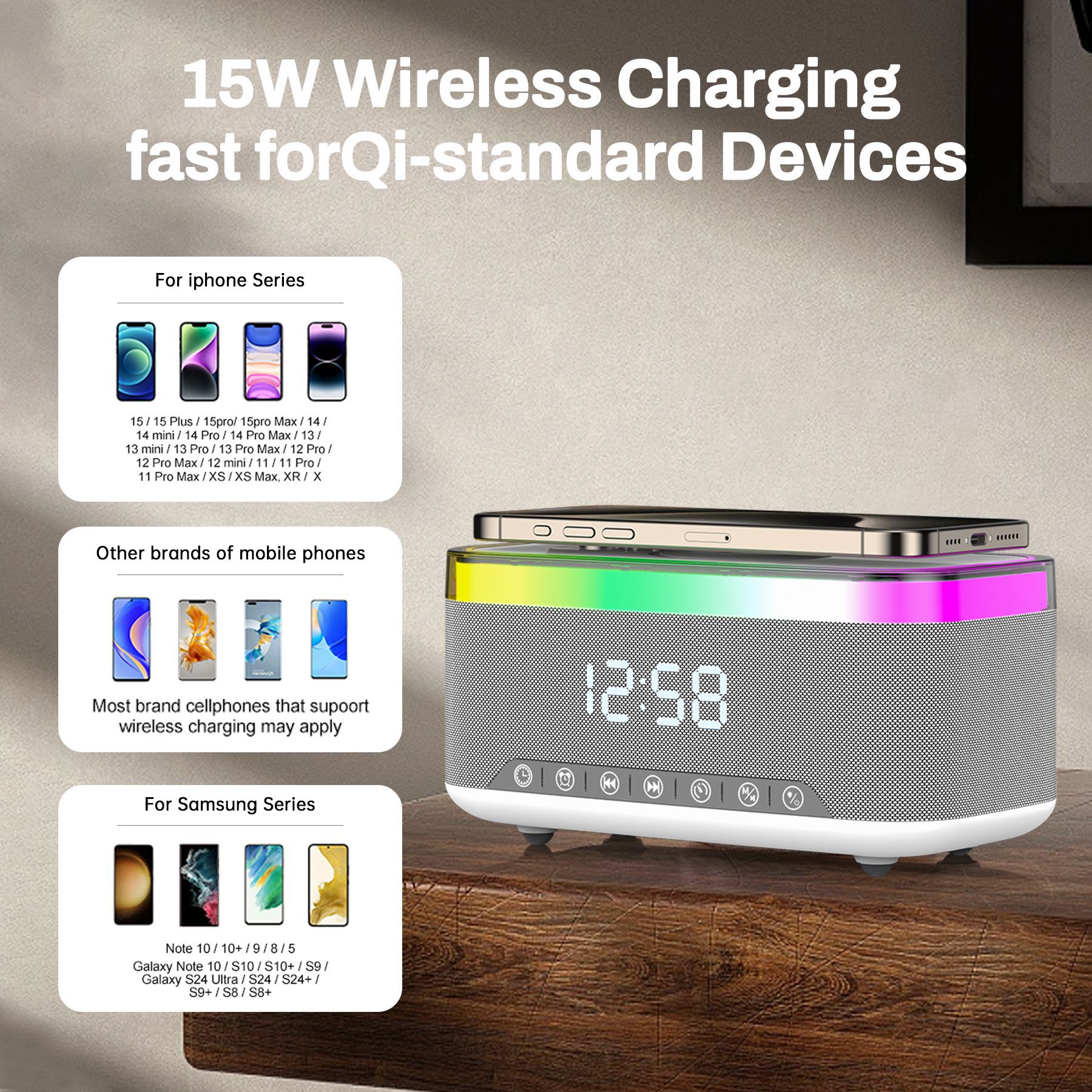 HH-613Wireless Charger Night Light