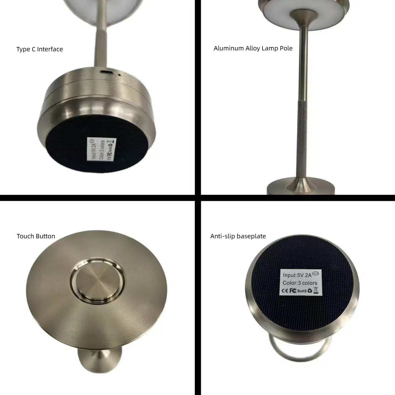 HHJ088 Gold Table Lamp