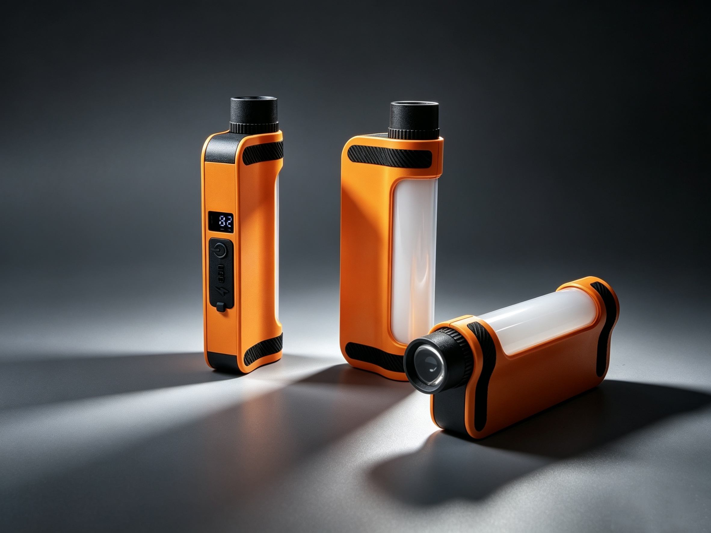 New Design Multi-Function Outdoor Camping Lamp Emergency Flashlight Power Bank IP65 Certified CE ABS Lithium Battery LED