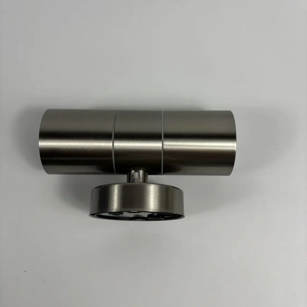 HIGH LIGHT Modern Stainless Steel Glass Outdoor Wall Light GU10 IP44 Waterproof Warm White Garden Lamp 1-Year 30000 Hours